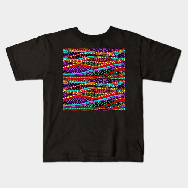 Fantasy Funk Kids T-Shirt by implexity